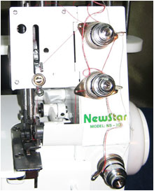 Оверлок NewStar NS-3D, увеличенная